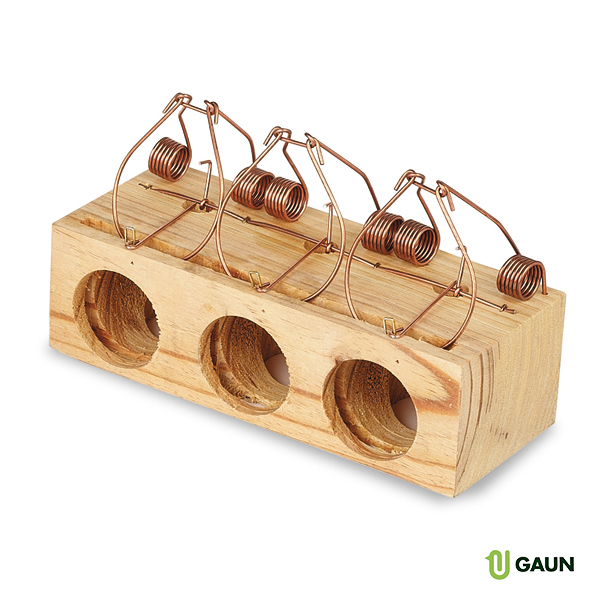 Wooden mousetrap p/3